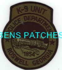 GEORGIA,ROSWELL POLICE K-9 SUBDUED 1
